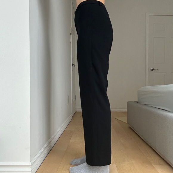 BLACK DOUBLE-LINED SLACKS - Picture 2 of 3